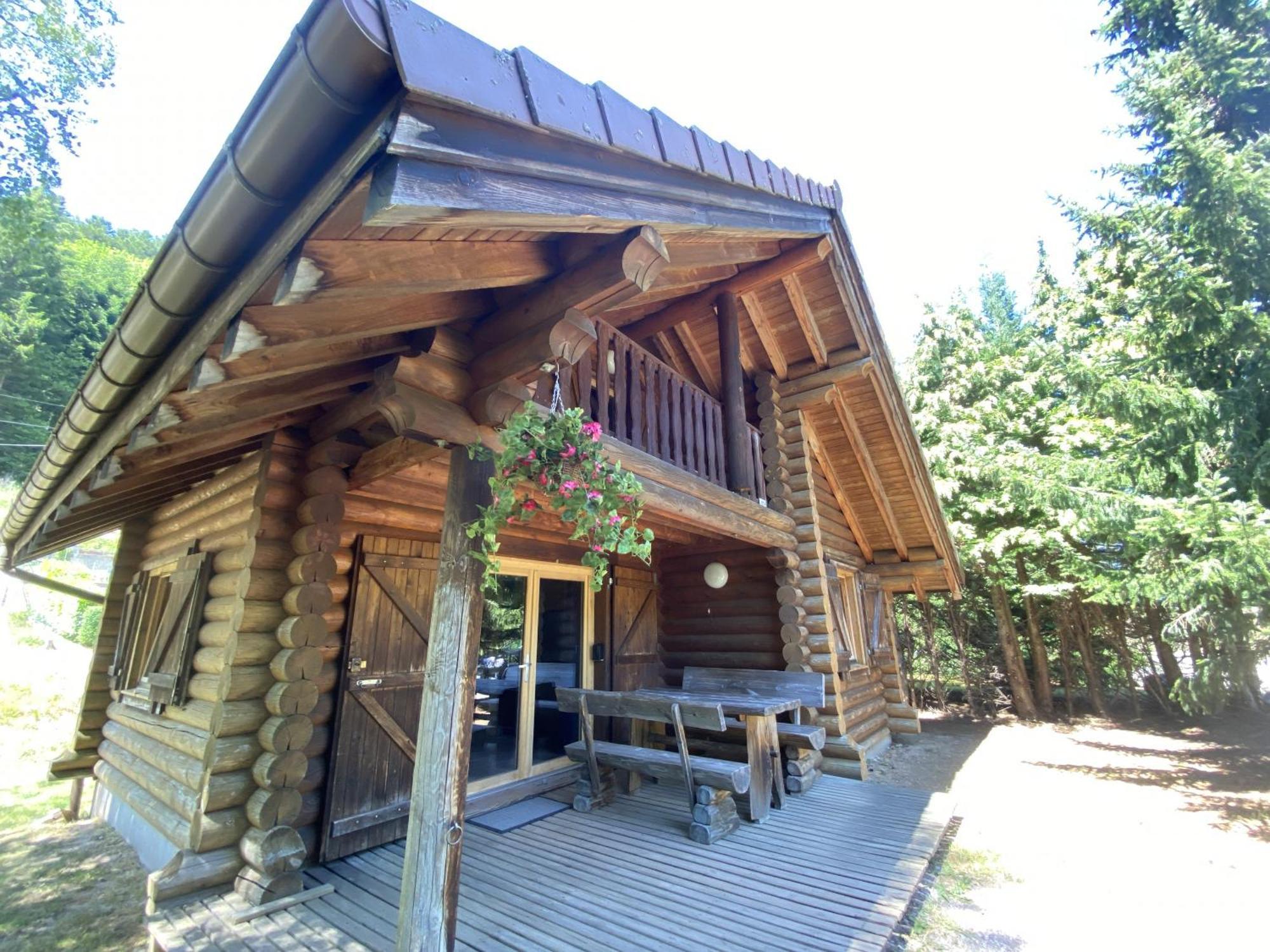 L'Oursblanc Chalet En Rondins La Bresse Exterior photo